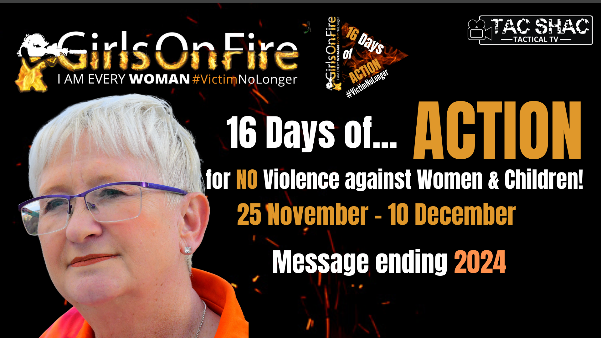 Lynette Oxley – end of 16 Days Action Message