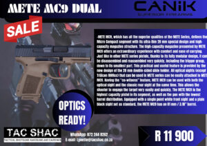 Canik METE MC9 Dual - for sale - tac shac - northcliff - buy online
