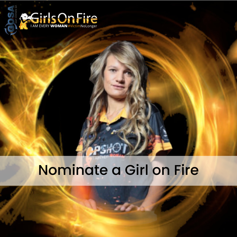 GOSA Girls on Fire, nominate a Girl on Fire for the Christa Swart Fighting Award GOSA Girls on Fire, nominate a Girl on Fire for the Christa Swart Fighting Award