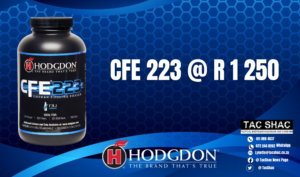 HODGON CFE 223, rifle powder, available at Tac SHAC Northcliff, firearm shop, gun shop, competency, training