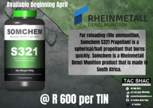 SOMCHEM S121, propellant, available at tac SHAC, northcliff, in store, online