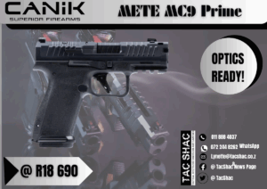 Canik METE MC9 Prime - or sale - tac shac - northcliff - firearm shop - June 2025