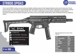 STRIBOG SP10A3 - for sale - tac shac - buy firearms - proficiency training