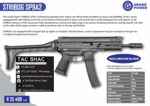 STRIBOG SP9A2 - for sale - tac shac - buy firearms - proficiency training