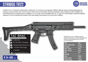 STRIBOG TR22 - for sale - tac shac - buy firearms - proficiency training