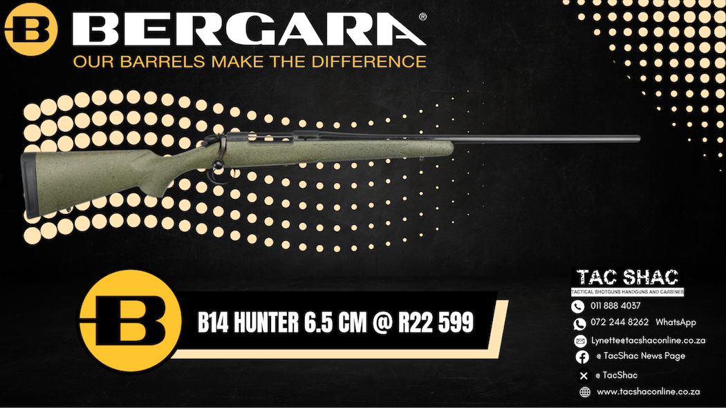 BERGARA B14 HUNTER 6 5 CM - Buy at TacSHAC - firearms for sale - proficiency training - Johannesburg - Pretoria