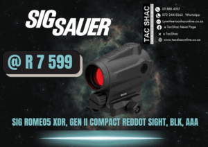 SIG ROMEO5 XDR, GEN II COMPACT, available at TacSHAC, Johannesburg, Pretoria, buy online, best price, optics, registered arms dealer
