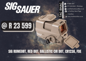 SIG ROMEO8T FDE, available at TacSHAC, Johannesburg, Pretoria, buy online, best price, optics, registered arms dealer