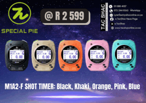 SPECIAL PIE SHOT TIMER, available at TacSHAC, Johannesburg, Pretoria, buy online, best price, optics, registered arms dealer