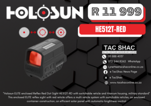 HOLOSUN HE512T-RED - Available at TacSHAC - firearm shop - firearm training