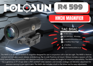 HOLOSUN HM3X MAGNIFIER - Available at TacSHAC - firearm shop - firearm training