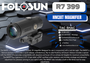 HOLOSUN HM3XT MAGNIFIER - Available at TacSHAC - firearm shop - firearm training