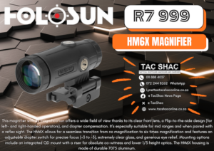 HOLOSUN HM6X MAGNIFIER - Available at TacSHAC - firearm shop - firearm training