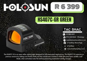 HOLOSUN HS407C -GR GREEN - Available at TacSHAC - firearm shop - firearm training