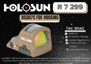 HOLOSUN HS507C-FDE HOUSING - Available at TacSHAC - firearm shop - firearm training