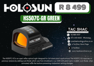 HOLOSUN HS507C-GR GREEN - Available at TacSHAC - firearm shop - firearm training
