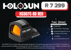 HOLOSUN HS507C-RD RED - Available at TacSHAC - firearm shop - firearm training