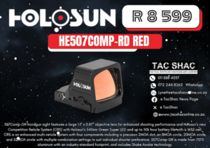 HOLOSUN HS507COMP RED - Available at TacSHAC - firearm shop - firearm training