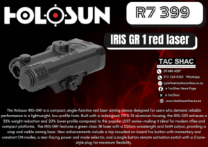 HOLOSUN IRIS GR 1 red laser - Available at TacSHAC - firearm shop - firearm training