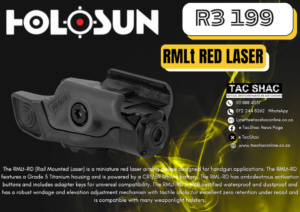RMLt RED LASER - Available at TacSHAC - firearm shop - firearm training