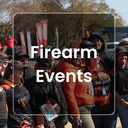 Firearm events - Tac SHAC - firearm excellence - firearm shop - gun shop - firearm training - Proficiency for Competence Training - Johannesburg - west rand - pretoria - east rand