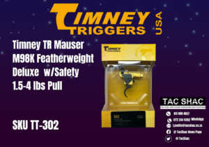 Timney TR Mauser M98K Featherweight Deluxe w_Safety 1.5-4 lbs Pull SKU TT-302