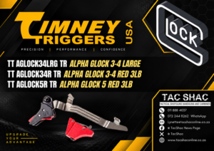 Timney Triggers, Alpha Glock, tacshac